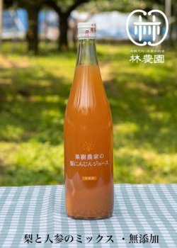 画像1: 果樹農家の梨にんじんジュース　720ｍｌ　1本